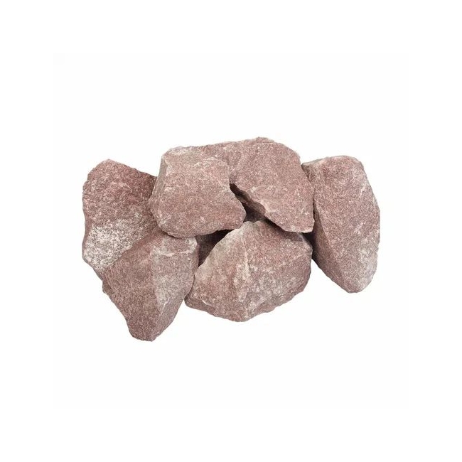 Камни для саун малиновый кварцит 20кг